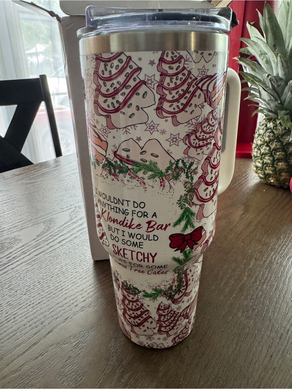 New christmas tumbler christmas tree cake